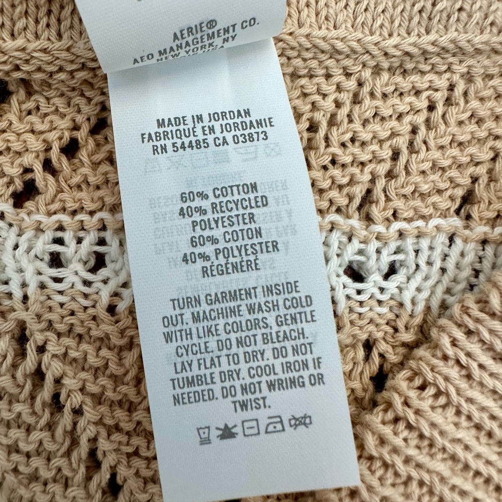 ☀️ New! AERIE Sweater Knit Striped Short - Picture 7 of 12